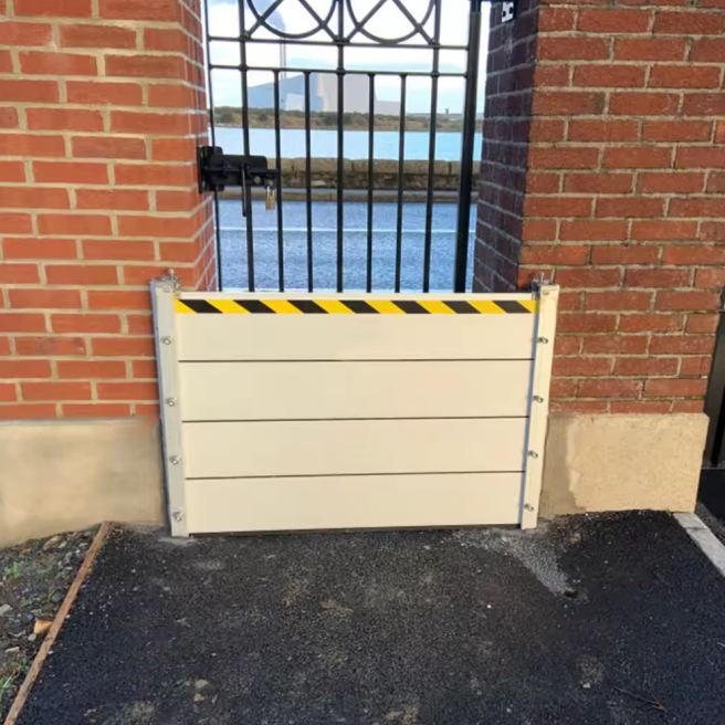 Aluminum alloy flood prevention and water baffle board district shops subway entrance underground garage water baffle board