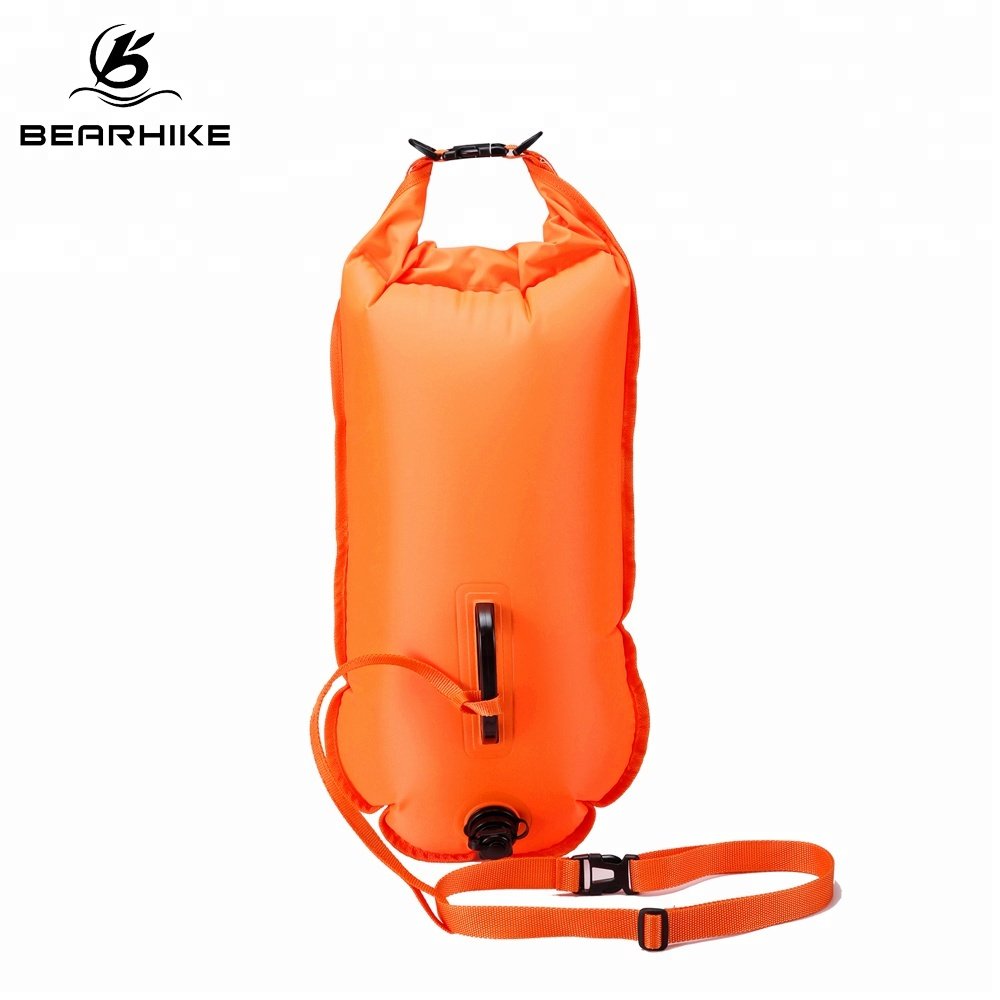 Wholesale Factory Cheap Price Floating Inflatable Safety Swim Buoy Dry Bag For Swimming Kids