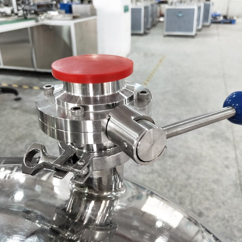 Lienm Chemical Machinery Pneumatic Stainless Steel Mixing Tank Detergent Liquid Soap Making Machine Mixer