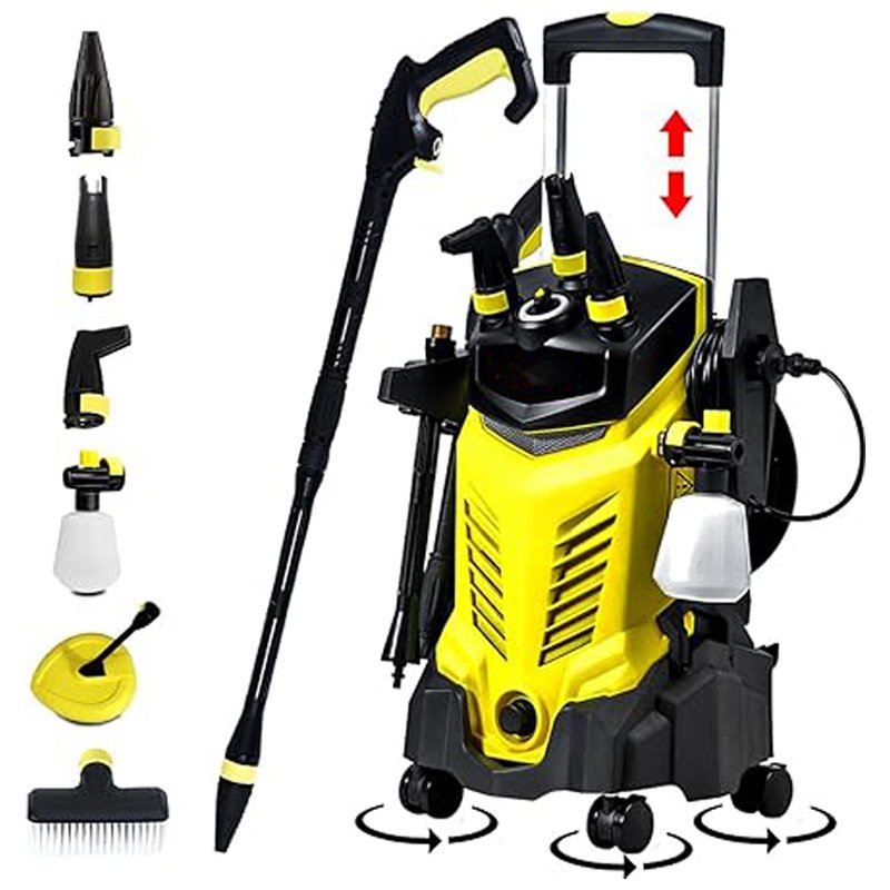 2000PSI 135Bar Electric High Pressure Washer 1800W High Pressure Cleaner 220-240V car washer