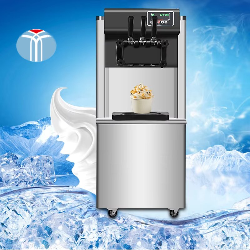 Commercial Stainless Steel Ice Cream Maker Yogurt Soft Serve Machine Affordable Price