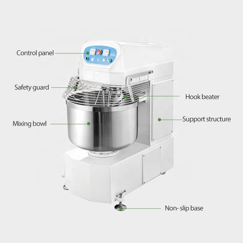 Used Mix 1 Ton Biscuit Cheap Flour Mixer Industry Amasadora De 50 Kg Dough Knead Machine Price in Bangladesh