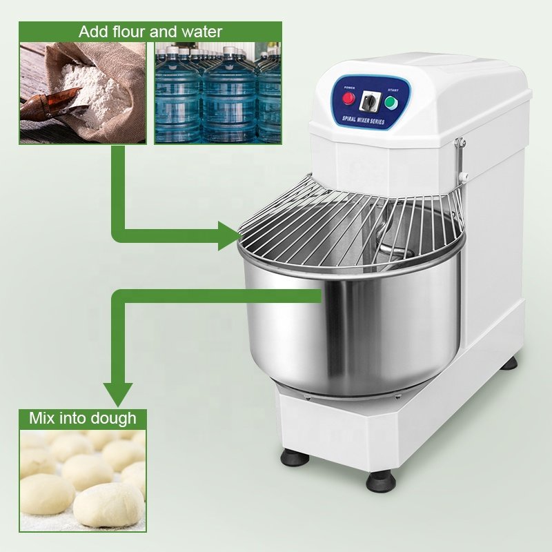 Used Mix 1 Ton Biscuit Cheap Flour Mixer Industry Amasadora De 50 Kg Dough Knead Machine Price in Bangladesh