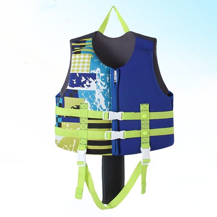 Water rescue neoprene comfort swimming high buoyancy float waterproof kids children life jacket vest