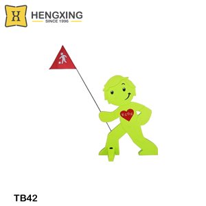 TB42 Children's Safety Warning Sign Traffic Barrier PE Traffic Alert Warning Products Sand Irrigation Or water Weight Gain