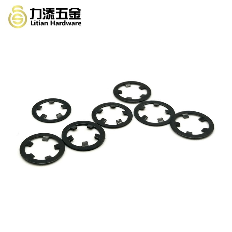 Safety wire nut wireless embedded disc spring metal ring lock thick washer round cog trip piece