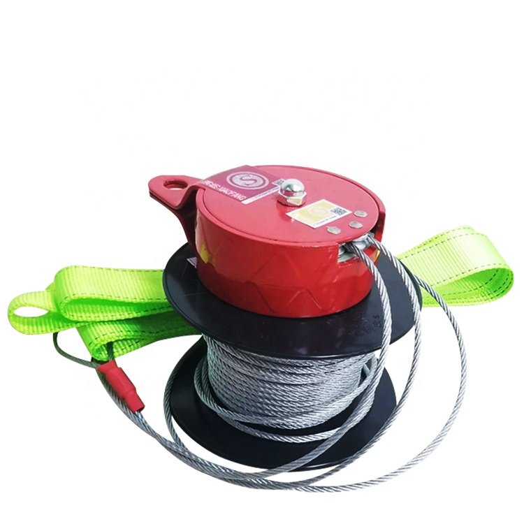 Reciprocating Escape Descent Rope High-altitude Rescue safety Rope Life-saving Device Equipment