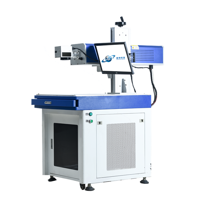 Wholesales price supply CO2 galvanometer laser engraving machine production line date durable laser coding marking machine