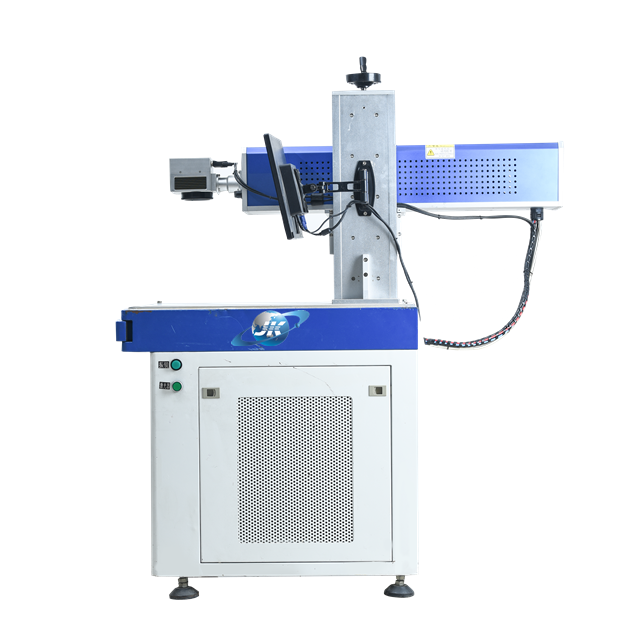 Wholesales price supply CO2 galvanometer laser engraving machine production line date durable laser coding marking machine
