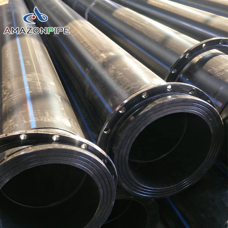 Customize HDPE Floating Pipes Tubes With Floaters For Dredging Project