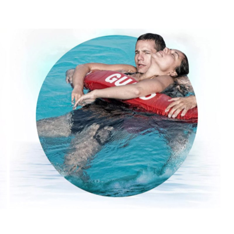 150N Pool Life Guard Rescue Device NBR Guard Buoy with Belt