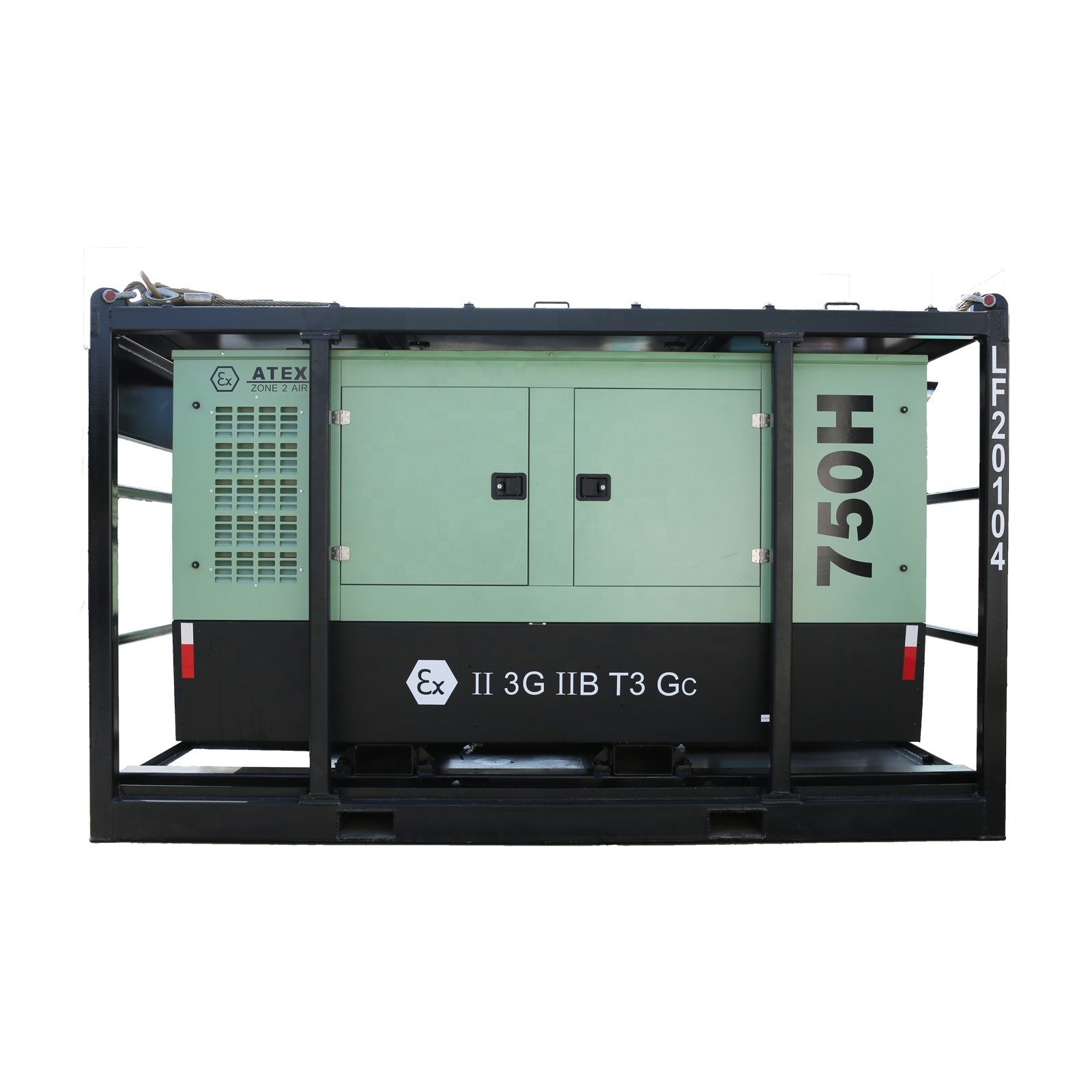 ATEX qualified explosion proof engine, generator, water pump set and air-comperssor set