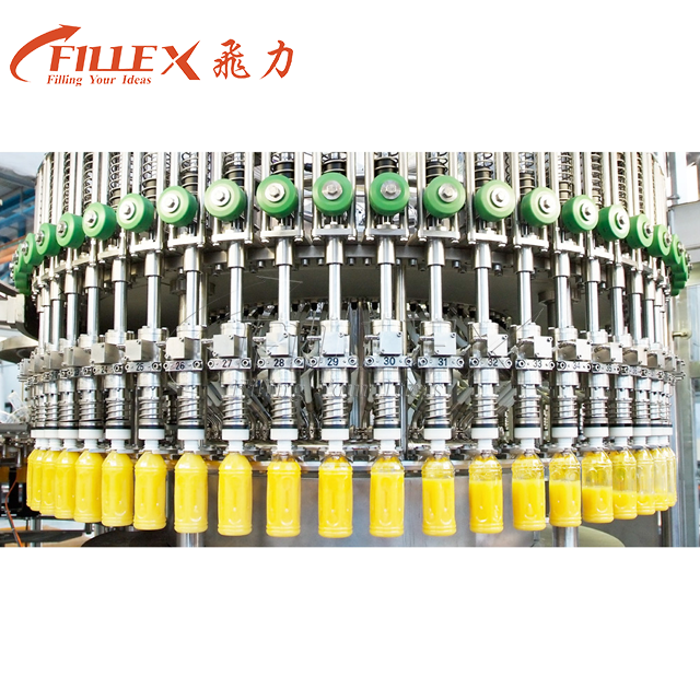 4 in 1 Automatic Glass Bottling Line Juice Filling Machine Fresh Orange Juice Production Line Juice Filling Machine