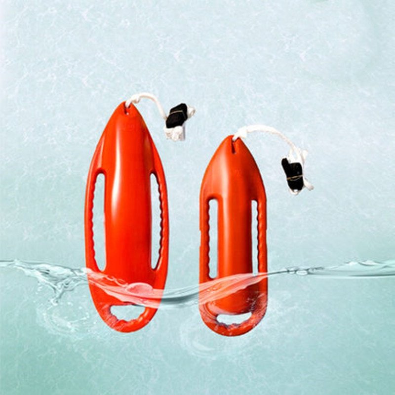 Lifeguard Rescue Tube Flotation Buoy Ring Water Security Portable Rescue Buoy