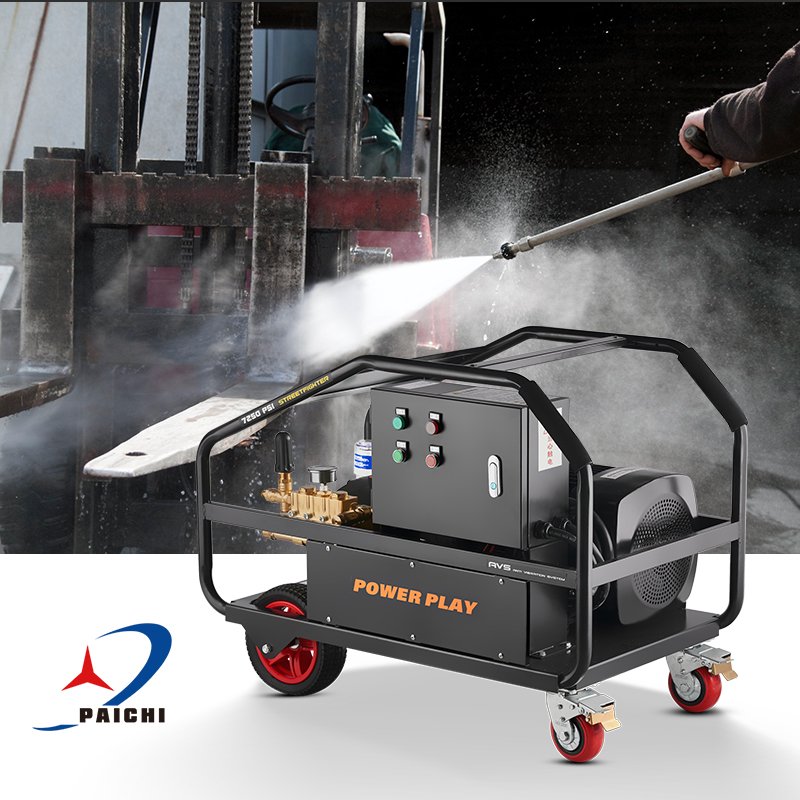 Pai Chi 15kw 350bar industrial pressure washer 5100PSI factory pressure washer electric high pressure car washer industrial