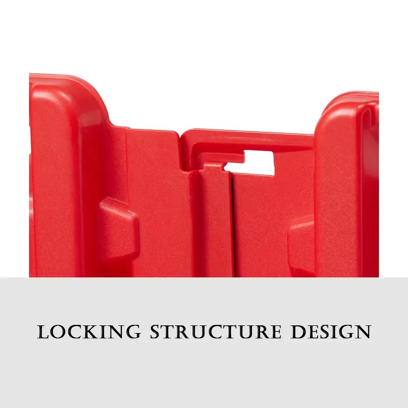 Plastic Water Flood Barrier Removable Portable Dam Light Water Safety Barrier Plastic Anti Flood Barrier