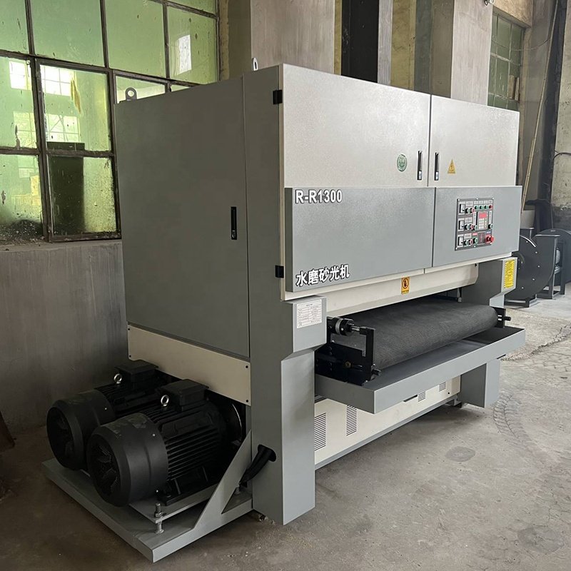 belt grinder with water edge polishing small 150mm plate metal edge deburring machine for sheet metal