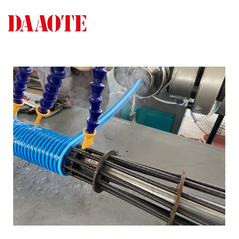 PVC spiral reinforced hose machine PVC suction hose making machinery