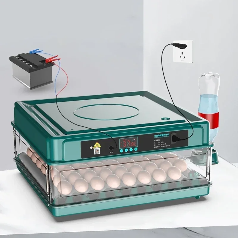 Eggs Incubator With Drawer Type Mini Egg Incubator With Automatic Water Ionic Waterbed Replenishment And Temperature Control