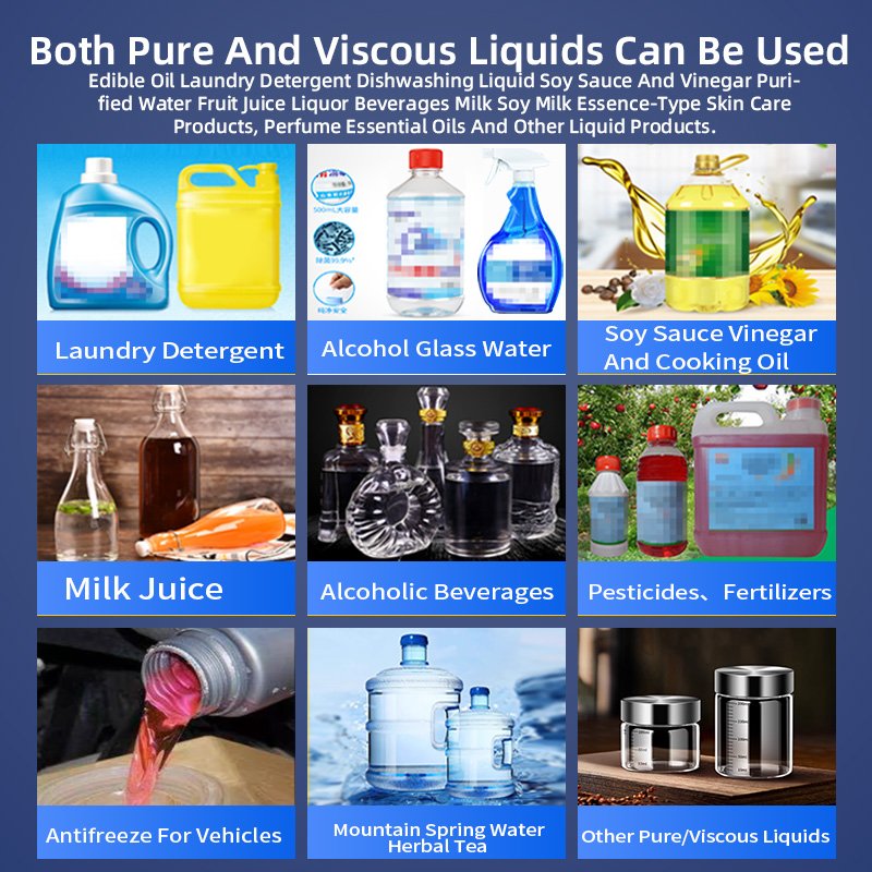 Viscous Liquid Soap Shampoo Machine Edible Oil Glue Viscous Liquid Automatic Weighing Filling and Machine