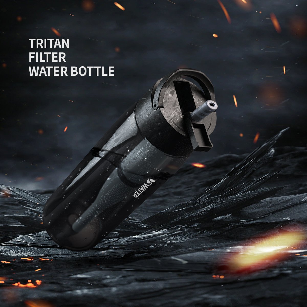 FDA Approval Plastic Bottles Handy water Bottle water Filter