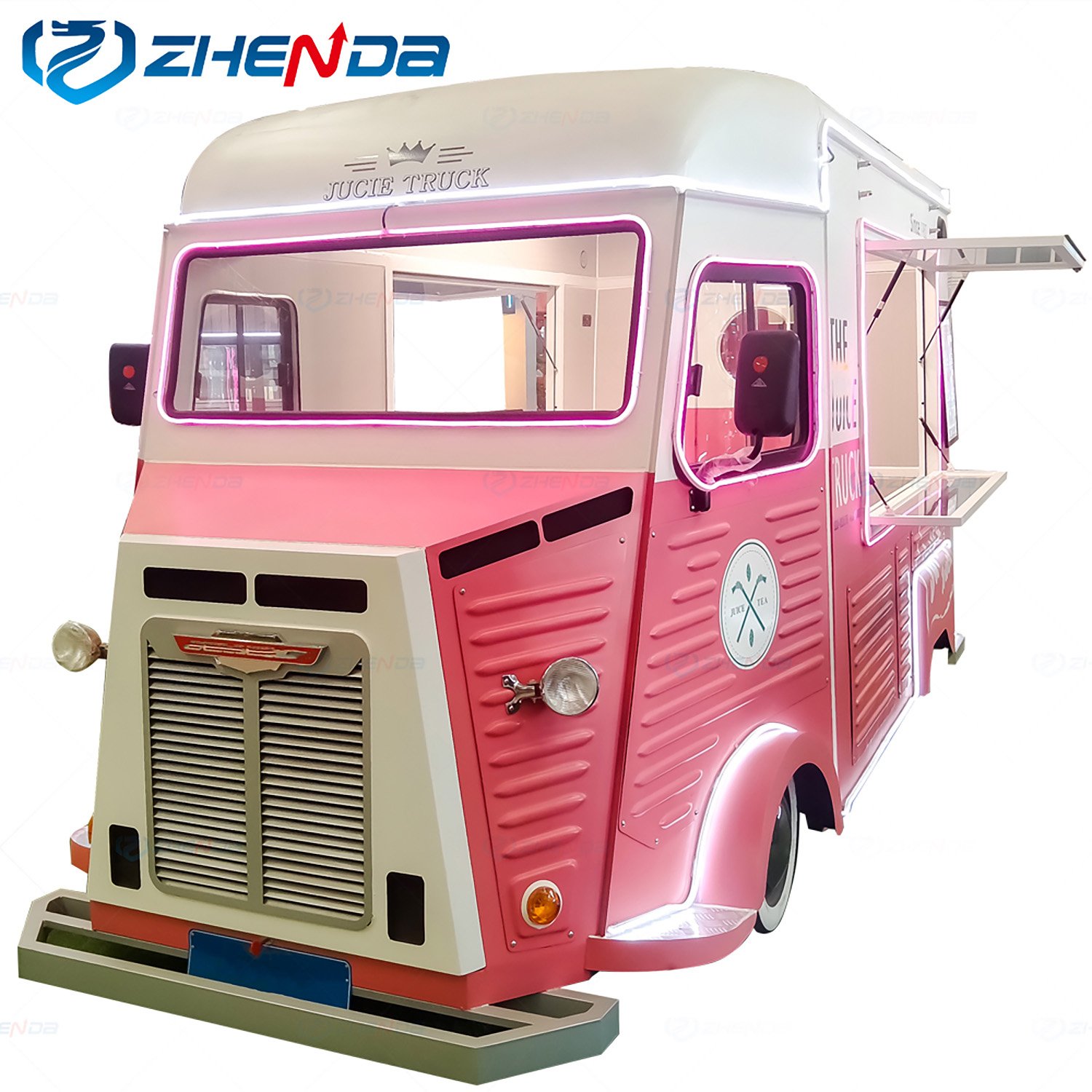 Factory Direct Sale Customized Low Price Mobile Dining Cart Electric Ice Cream Restaurant Donut Dining Cart Trailer