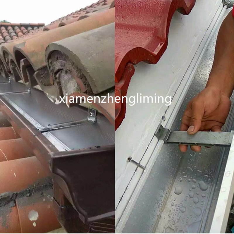 steel roofing metal water gutter roll forming making machine