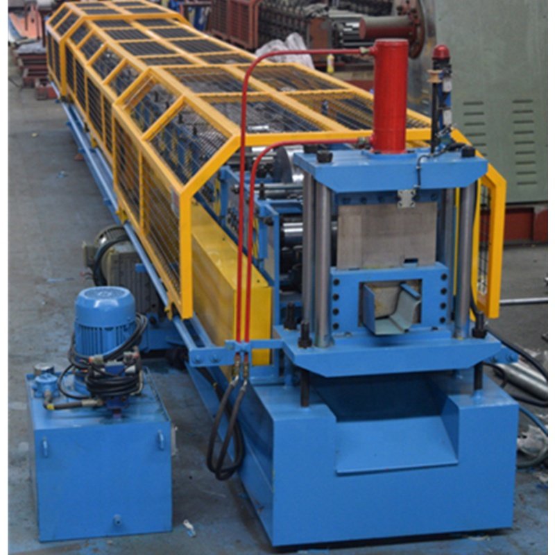 steel roofing metal water gutter roll forming making machine
