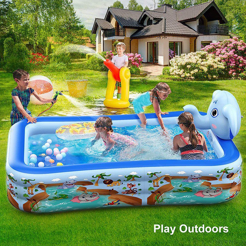 Hot Sell Inflatable Sprinkler Elephant Baby Play Swimming Pool Outdoor Amusement Toys