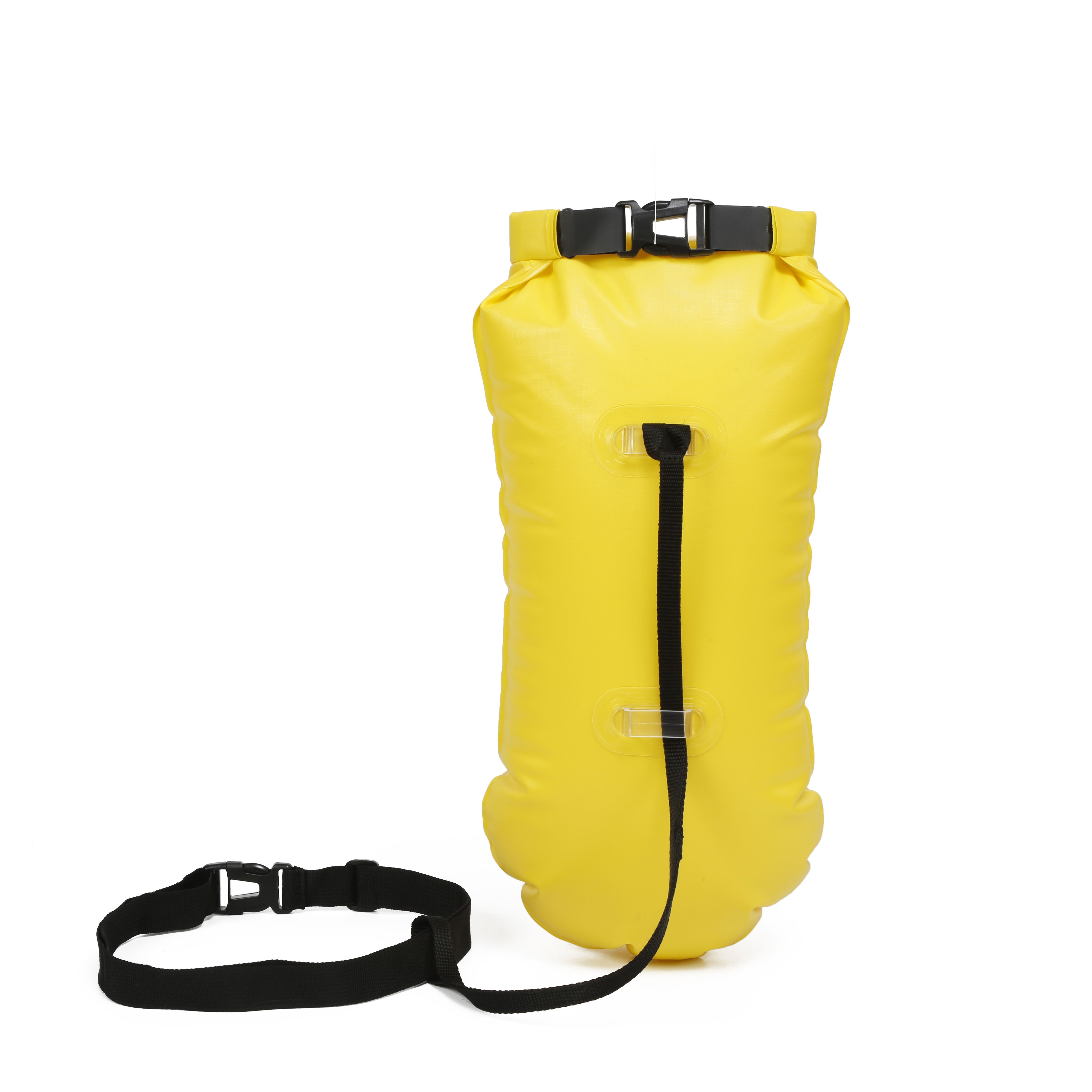Swim Safety Float and PVC Dry Bag for Open Water Swimmers Triathletes Kayaker Snorkeler Open Water Swim Buoy for Safer Swimming