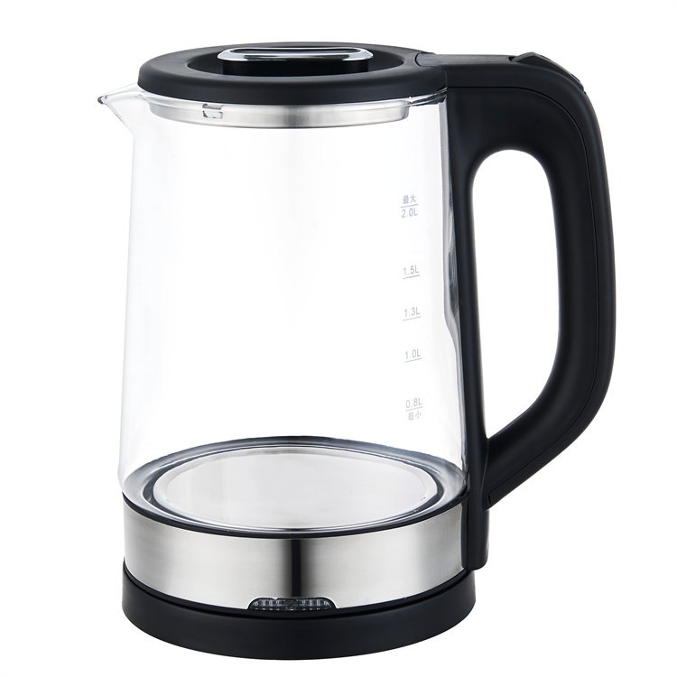 2L Home Kitchen Preserving Pot Glass Electric Kettle Oem Water Heating Electric Kettle