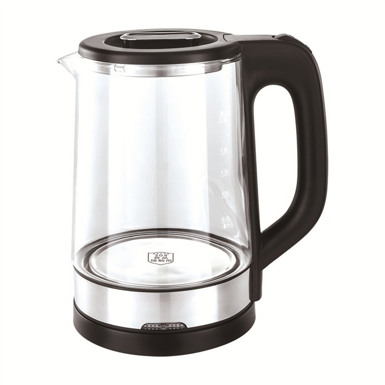 2L Home Kitchen Preserving Pot Glass Electric Kettle Oem Water Heating Electric Kettle