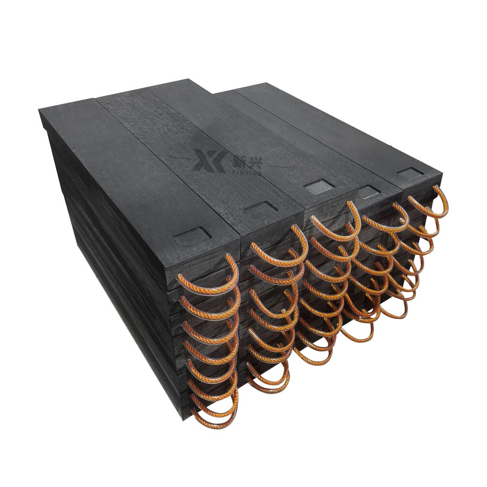 600*200*200mm Customized Anti-slip Uhmwpe Cribbing Blocks Stabilization Outrigger Crane Support Blocks