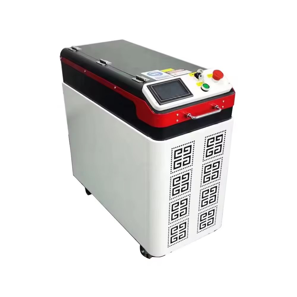 Pulse laser cleaning 500W metal cleaning machine wood furniture graffiti wall cleaning flap wheel rust removal