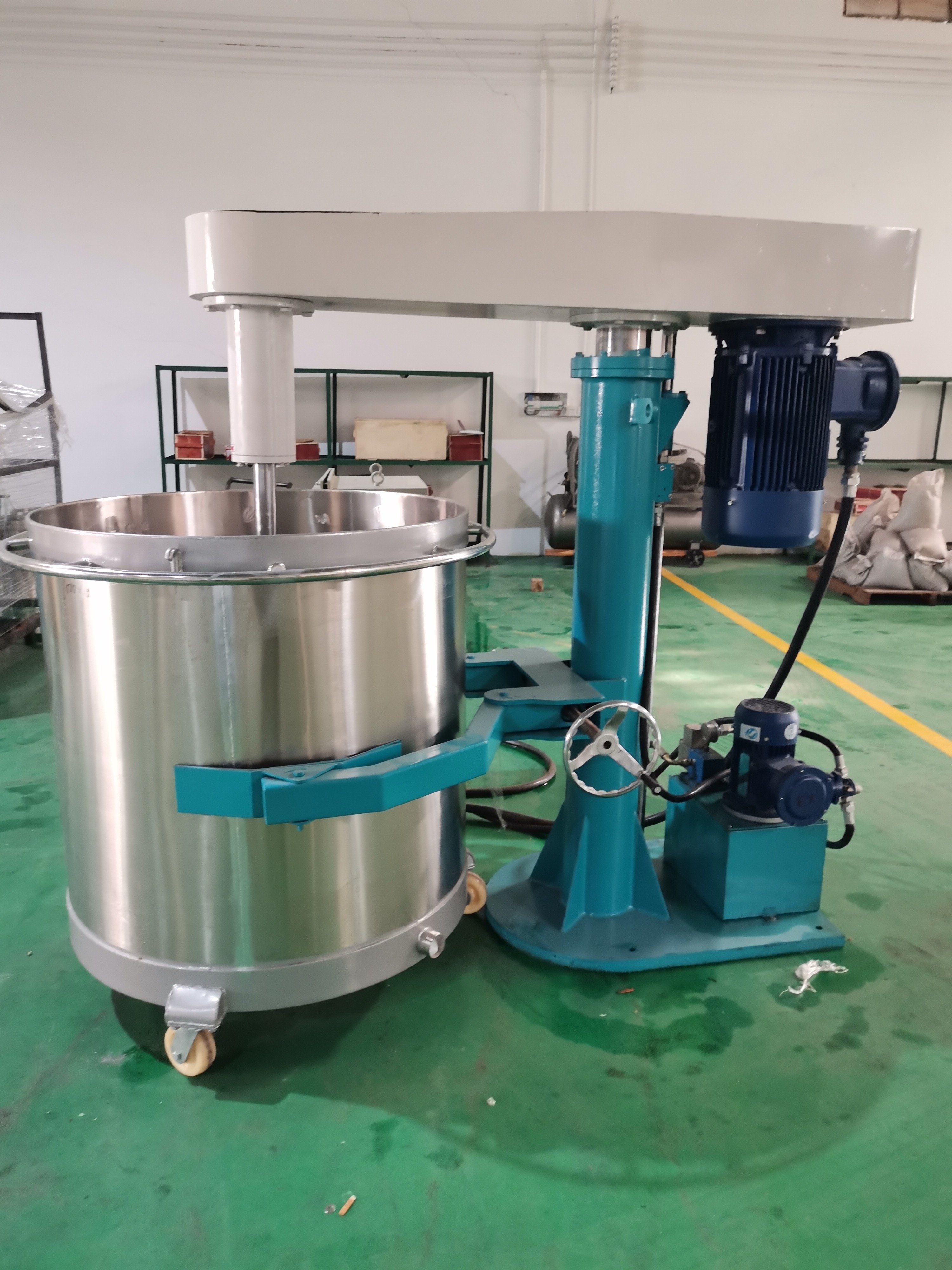 High-Speed disperser Flexographic Inks Production Line Water-Based paint Mixing machine