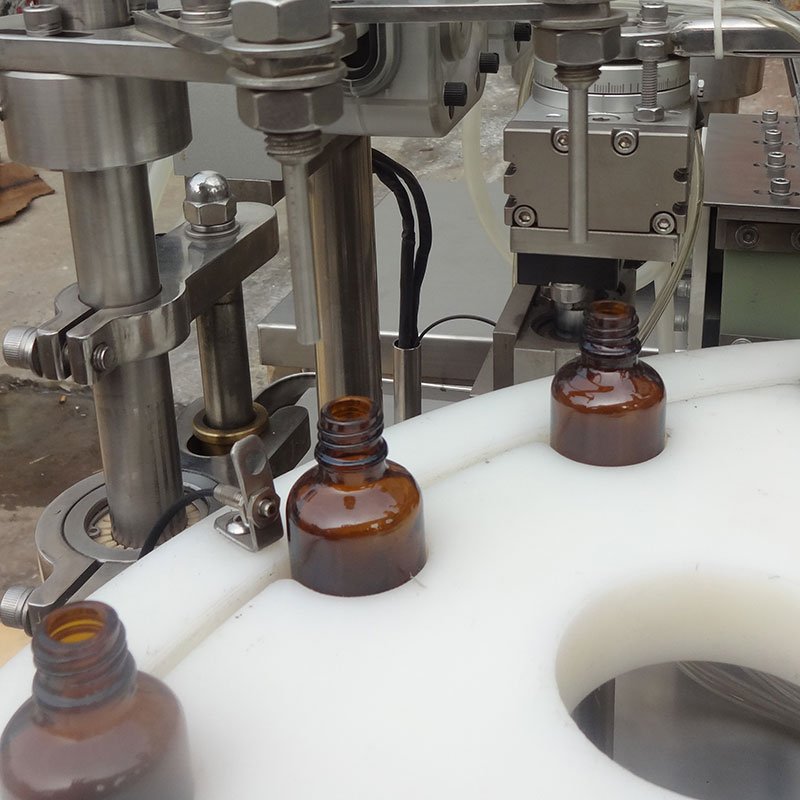 5ml 10ml 20ml Liquid Automatic Production Filler Packaging Line Full Auto Bottle Filling Capping Machine