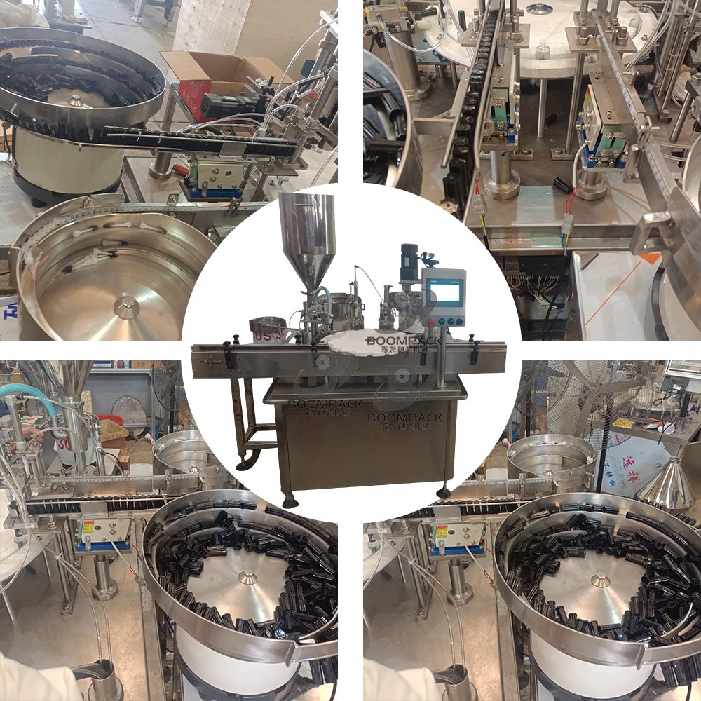 5ml 10ml 20ml Liquid Automatic Production Filler Packaging Line Full Auto Bottle Filling Capping Machine