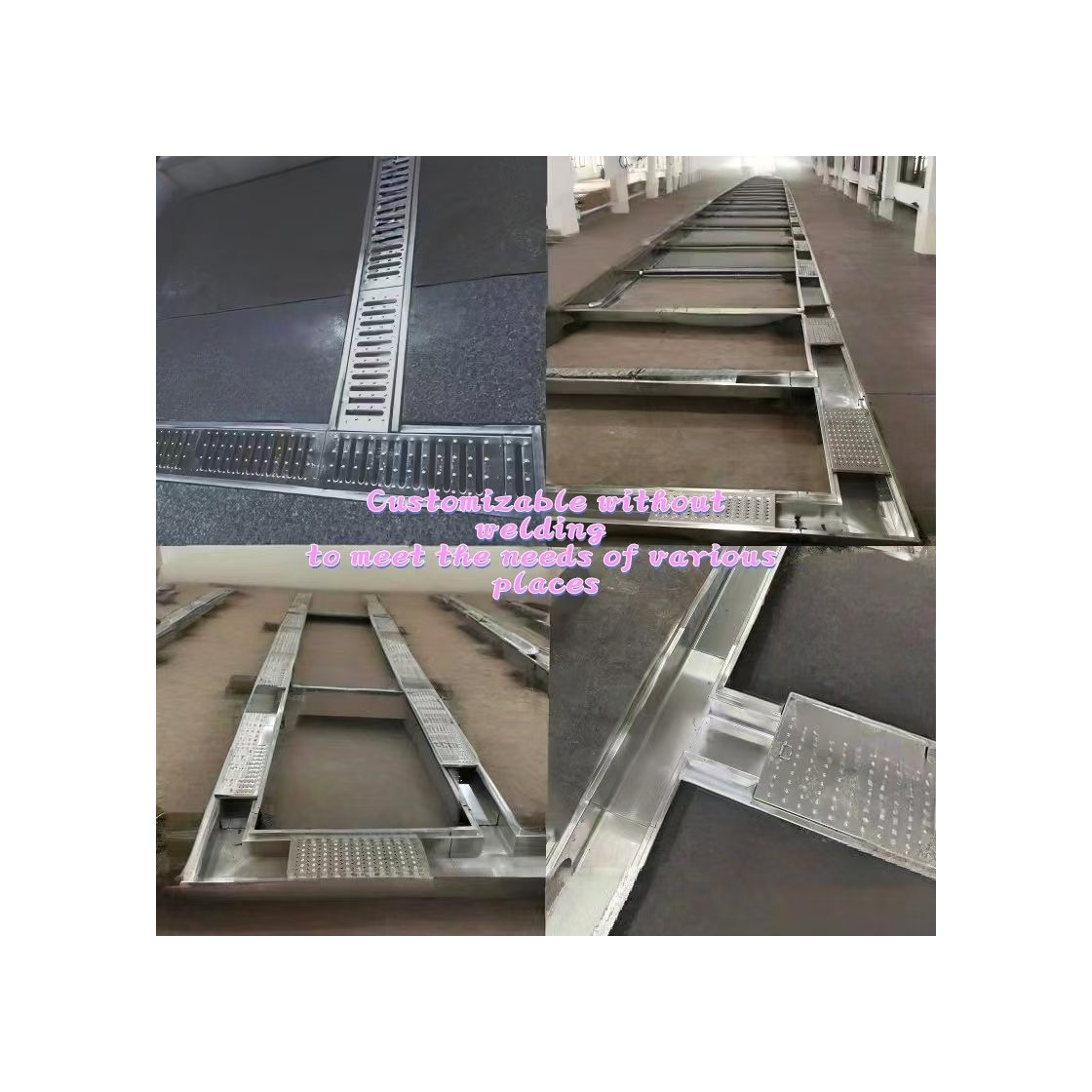 High-Performance Stainless Steel Water Channel Cover With Anti-Slip Finish For Enhanced Safety In Industrial Environments