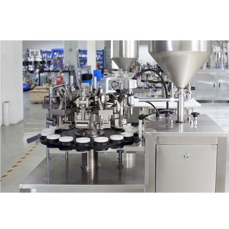 Toothpaste Silicone Ointment Honey Aluminum Tube Packaging Filling And Sealing Machine