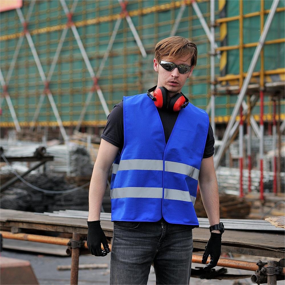 8 colour safety vest construction unisex High visibility viz vest S-5XL hi vis reflective safety vests for men women