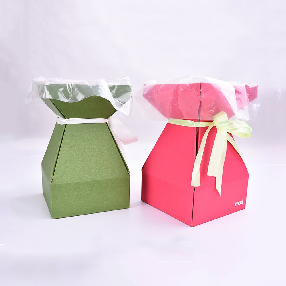 Hot Sale Handmade Flower packaging Basket Waterproof Paper Gift Box