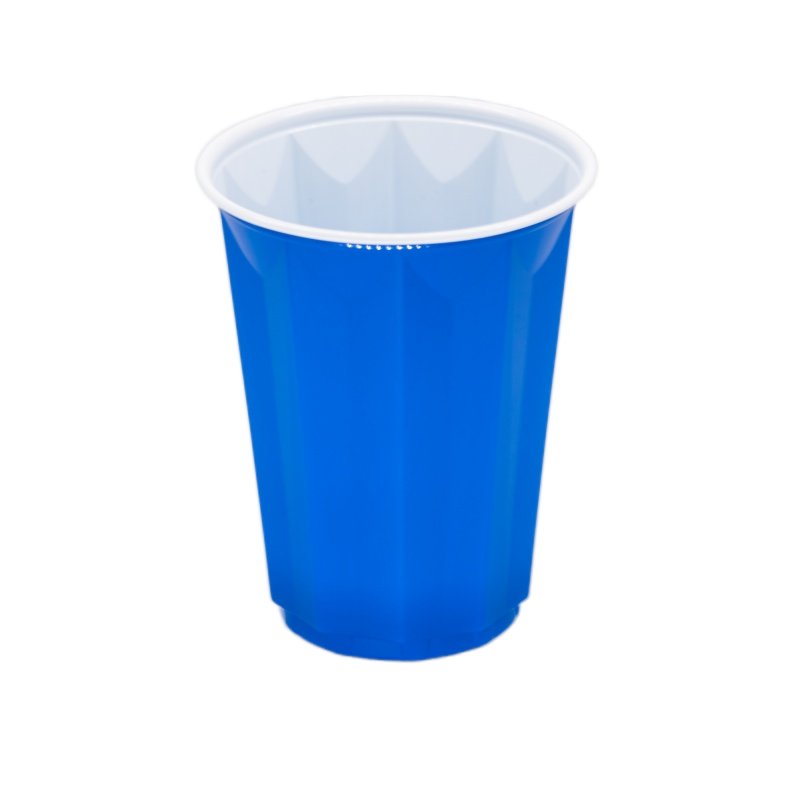 High Quality 9oz Custom Rhombus Design Beer Pong Drinking Game Cups Unbreakable Party Disposable Plastic Cups