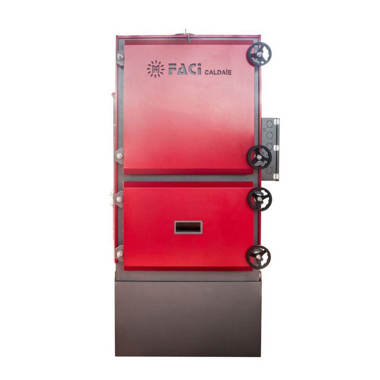 FACI 386 Modern economical pellet boiler with safest fuel supply system and cylindrical heat exchanger, boiler price