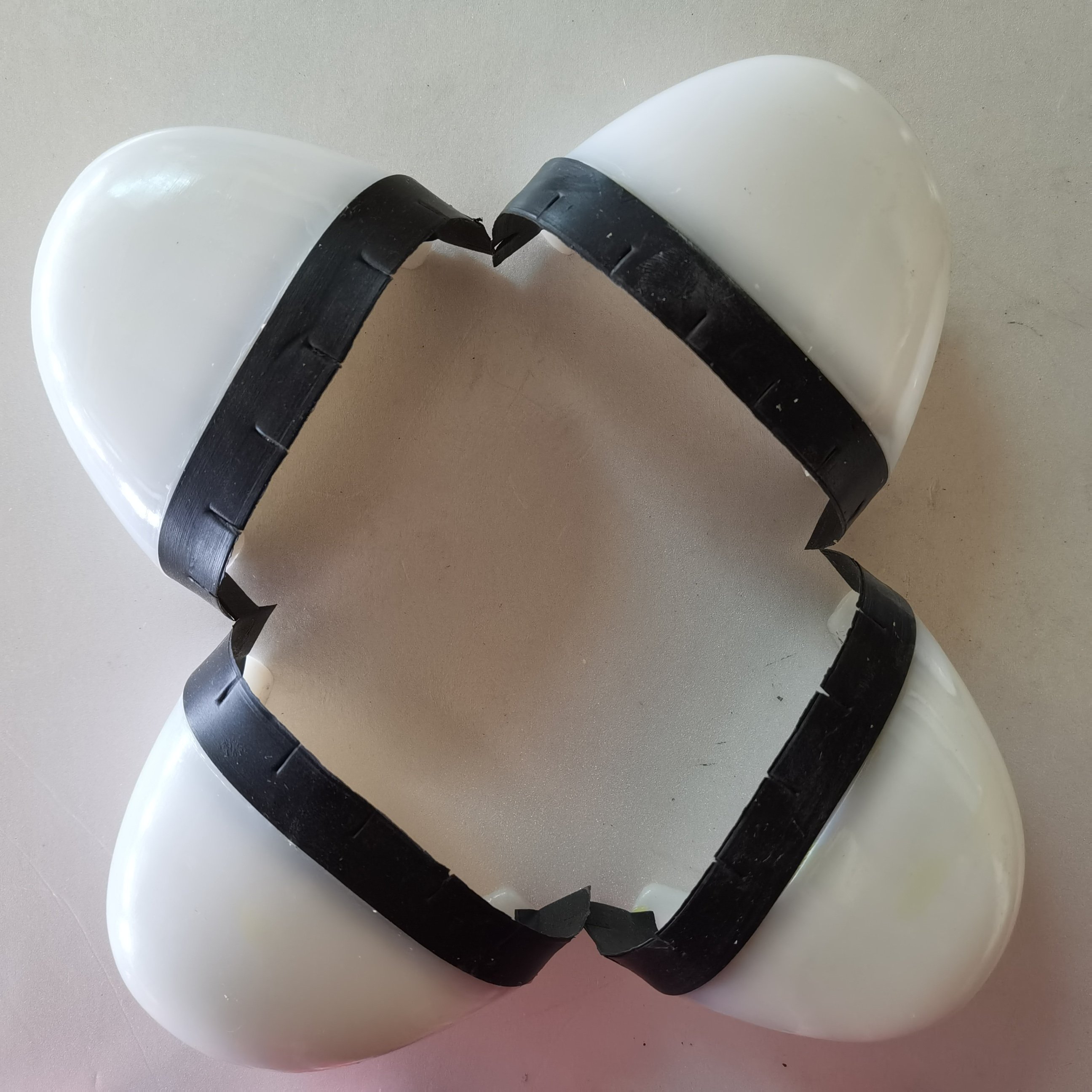 Custom Lightweight Anti-smash Plastic Toe Cap For Safety Shoes