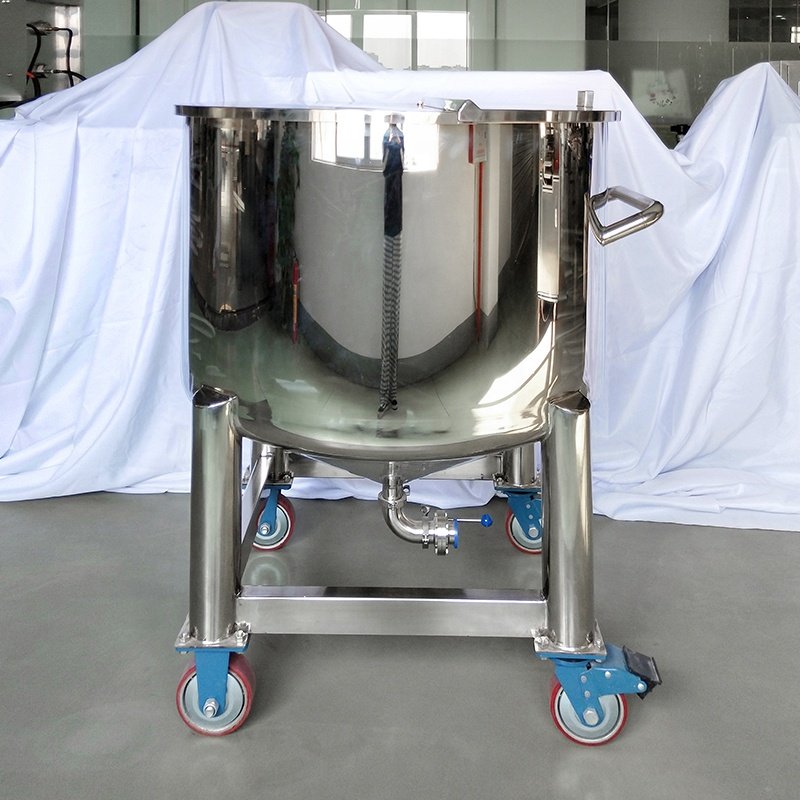 1000 Litre Mixing Tank Stainless Steel Customized Wood Case Perfume Water Liquid Sealed Storage Tank Newest Cosmetic Products