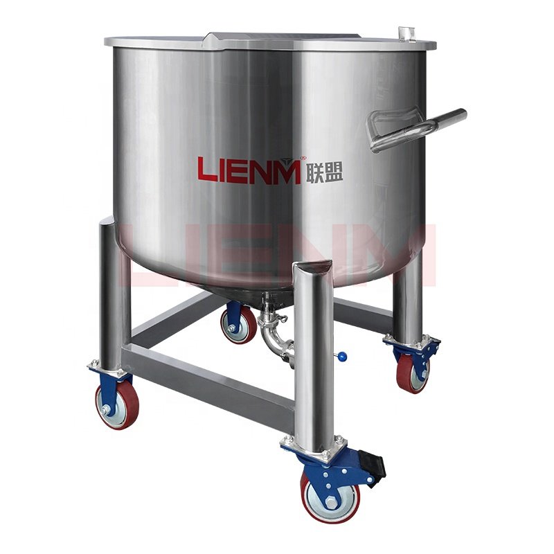 1000 Litre Mixing Tank Stainless Steel Customized Wood Case Perfume Water Liquid Sealed Storage Tank Newest Cosmetic Products