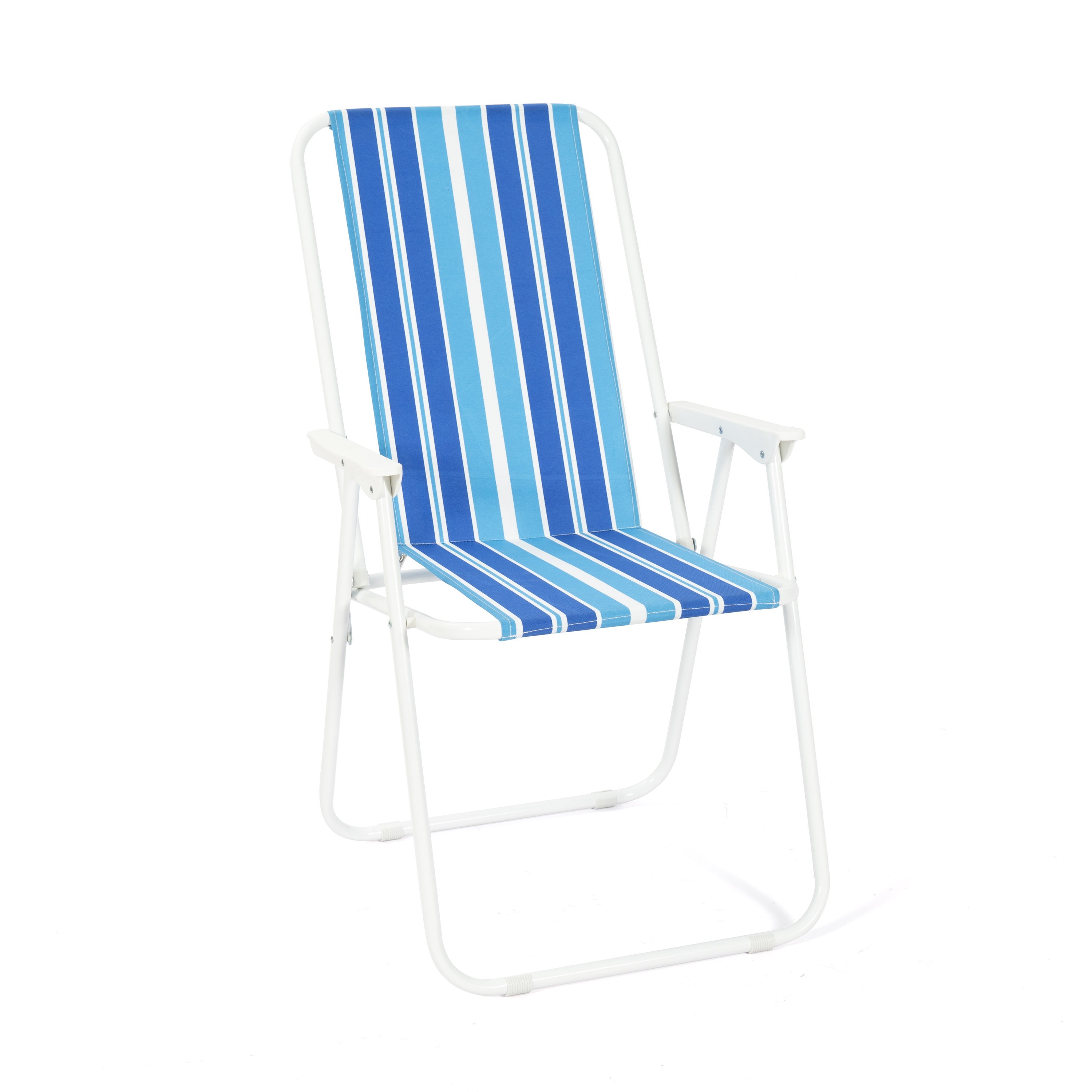 Factory Wholesale Portable Cheap Luxury Summer Beach Foldable Beach Chair With Armrest