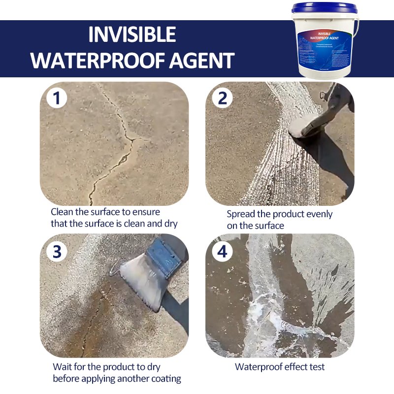 Water Based Adhesive Glue Water Resistant Coating Transparent Waterproof Sealant