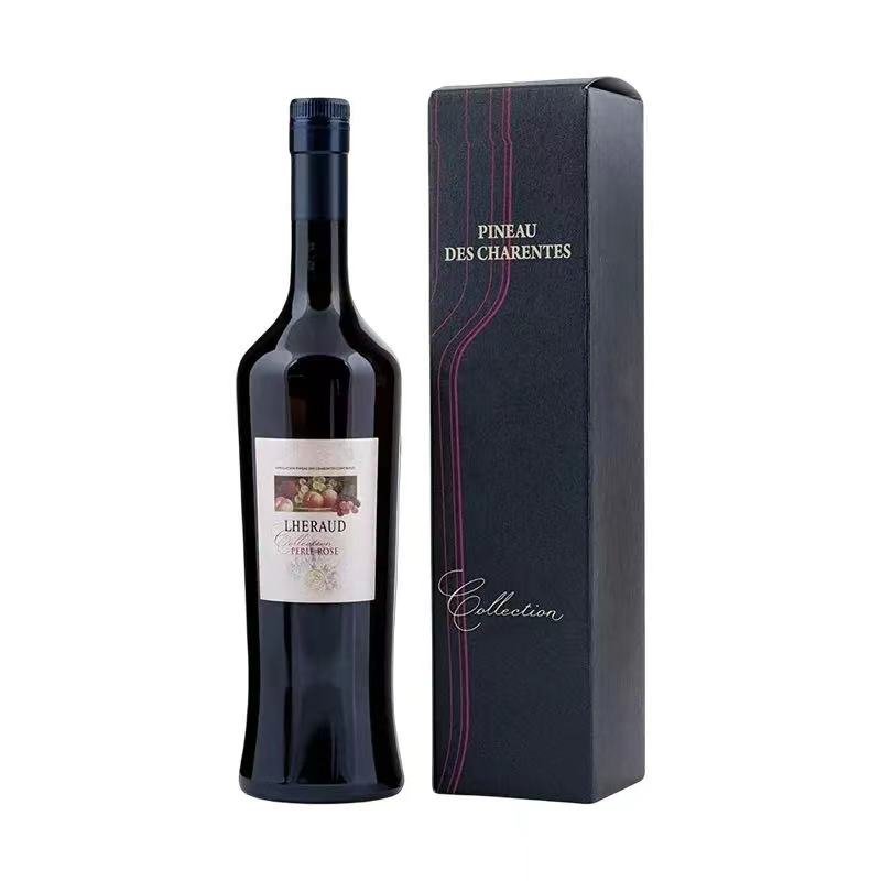 Custom Luxury Foldable cardboard packaging liquor set champagne whisky red wine bottles glass wine paper gift Wine Box