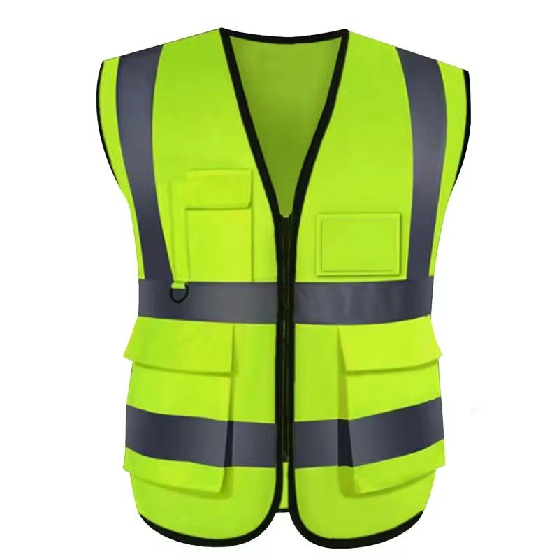 2024 New Products Polyester blue safety vest hi visible reflective